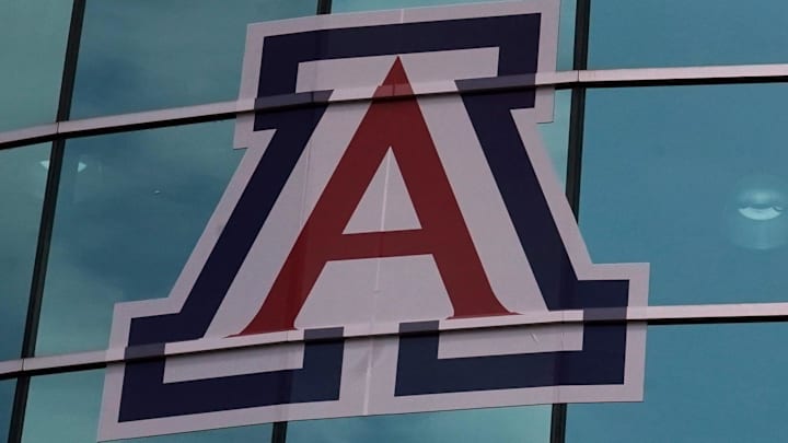 A general view of the Arizona Wildcats logo