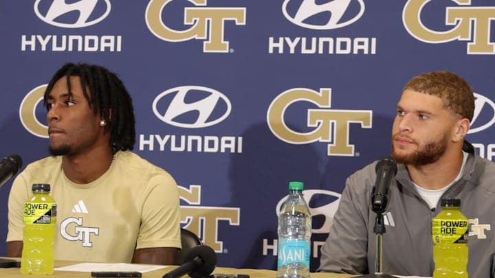 Georgia Tech CB Rodney Shelley & LB Kyle Efford 