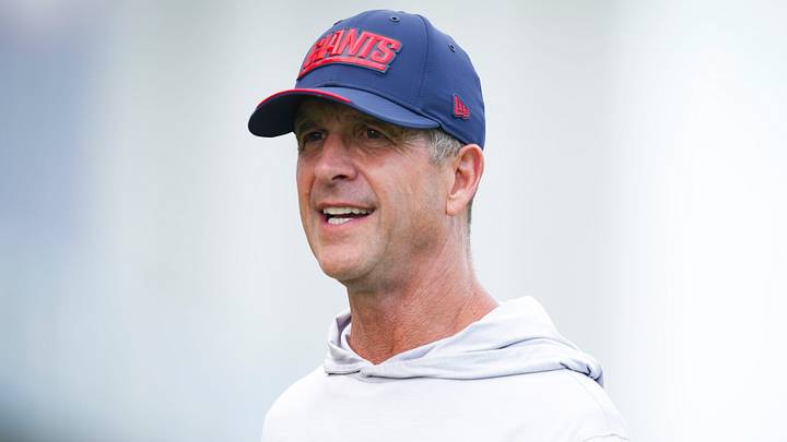 New York Giants - head coach John Harbaugh