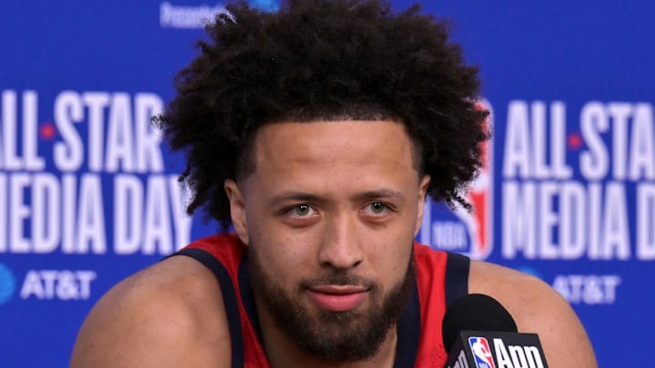 Feb 13, 2026; Inglewood, California, USA;  Team USA Stars guard Cade Cunningham (2) : Jayne Kamin-Oncea-Imagn Images