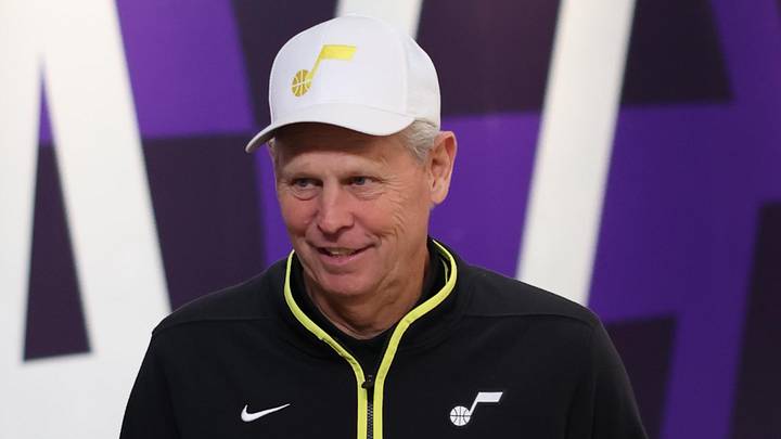 Nov 7, 2022; Salt Lake City, Utah, USA; Utah Jazz CEO Danny Ainge arrives at the arena prior to a game against the Los Angeles Lakers at Vivint Arena. Mandatory Credit: Rob Gray-Imagn Images Nov 7, 2022; Salt Lake City, Utah, USA; Utah Jazz CEO Danny Ainge arrives at the arena prior to a game against the Los Angeles Lakers at Vivint Arena. Mandatory Credit: Rob Gray-Imagn Images