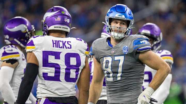 Detroit Lions tight end Sam LaPorta (87) Detroit Lions tight end Sam LaPorta (87)