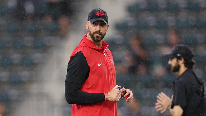 San Diego State Aztecs head coach Sean Lewis. San Diego State Aztecs head coach Sean Lewis.