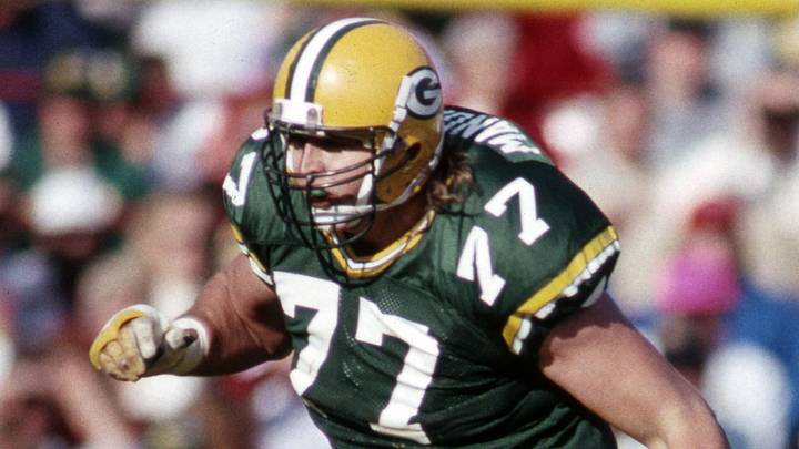 Oct 22, 1989; Miami, FL, USA; FILE PHOTO; Green Bay Packers tackle Tony Mandarich (77) Mandatory Credit: USA TODAY Sports Oct 22, 1989; Miami, FL, USA; FILE PHOTO; Green Bay Packers tackle Tony Mandarich (77) Mandatory Credit: USA TODAY Sports