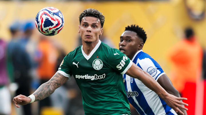 Richard Ríos (left) was excellent and Palmeiras were close to defeating Porto in their first game of the Club World Cup.