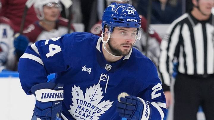 Jan 25, 2026; Toronto, Ontario, CAN; Toronto Maple Leafs forward Scott Laughton (24) skates against the Colorado Avalanche at Scotiabank Arena. Mandatory Credit: John E. Sokolowski-Imagn Images Jan 25, 2026; Toronto, Ontario, CAN; Toronto Maple Leafs forward Scott Laughton (24) skates against the Colorado Avalanche at Scotiabank Arena. Mandatory Credit: John E. Sokolowski-Imagn Images