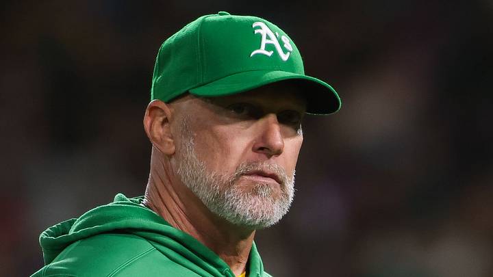 May 1, 2026; West Sacramento, California, USA; Athletics manager Mark Kotsay (7) walks back to the dugout after making a pitching change during the sixth inning against the Cleveland Guardians at Sutter Health Park. Mandatory Credit: Scott Marshall-Imagn Images May 1, 2026; West Sacramento, California, USA; Athletics manager Mark Kotsay (7) walks back to the dugout after making a pitching change during the sixth inning against the Cleveland Guardians at Sutter Health Park. Mandatory Credit: Scott Marshall-Imagn Images