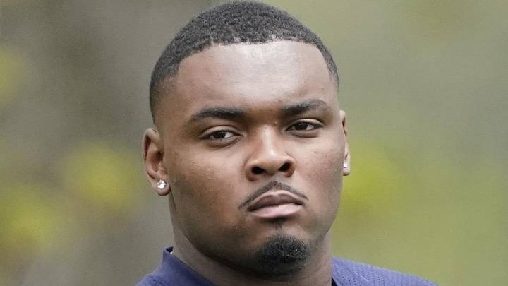Chicago Bears offensive lineman Kiran Amegadjie