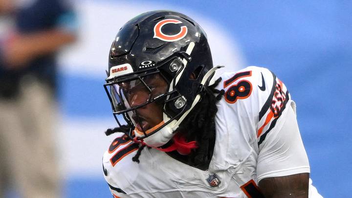 Chicago Bears wide receiver Zavion Thomas Chicago Bears wide receiver Zavion Thomas