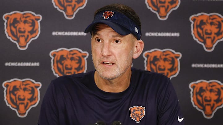 Chicago Bears defensive coordinator Dennis Allen