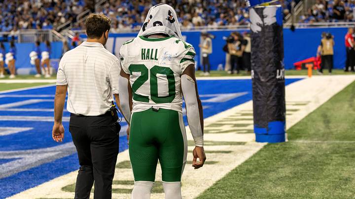 New York Jets running back Breece Hall New York Jets running back Breece Hall