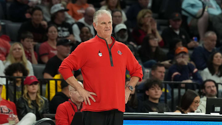 San Diego State Aztecs head coach Brian Dutcher.