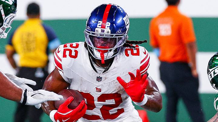 New York Giants running back Najee Harris New York Giants running back Najee Harris