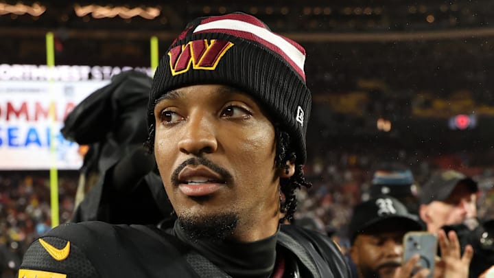 Washington Commanders quarterback Jayden Daniels