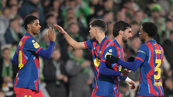 Racing Santander v FC Barcelona - Spanish Copa del Rey