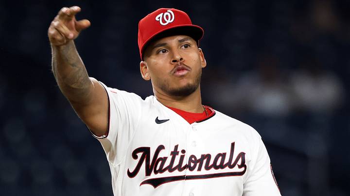 Washington Nationals infielder Jorbit Vivas