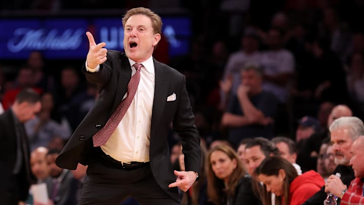 St. John's Red Storm head coach Rick Pitino