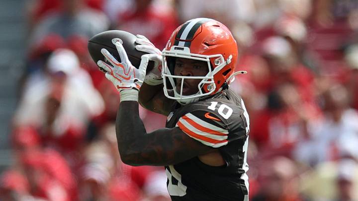 Cleveland Browns running back Quinshon Judkins