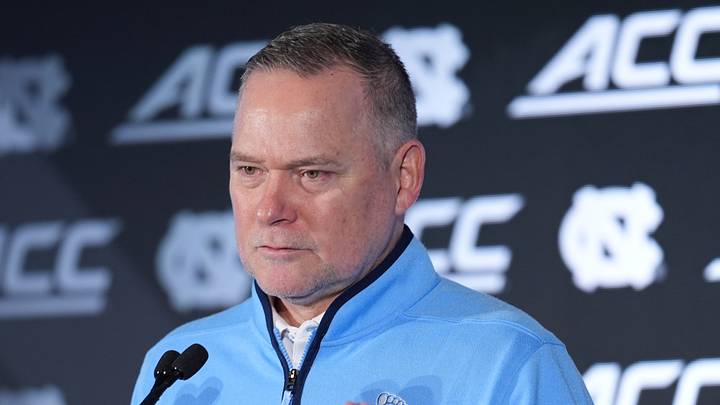 Oct 7, 2026; Charlotte, NC, USA; North Carolina Tar Heels head coach Michael Malone answers questions from the media during the ACC Tip-Off in Charlotte, NC. Mandatory Credit: Jim Dedmon-Imagn Images Oct 7, 2026; Charlotte, NC, USA; North Carolina Tar Heels head coach Michael Malone answers questions from the media during the ACC Tip-Off in Charlotte, NC. Mandatory Credit: Jim Dedmon-Imagn Images