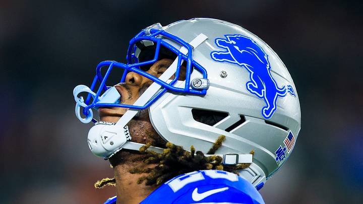 Detroit Lions cornerback Keith Abney II (28) reacts after a play in the second half against the Cincinnati Bengals Detroit Lions cornerback Keith Abney II (28) reacts after a play in the second half against the Cincinnati Bengals