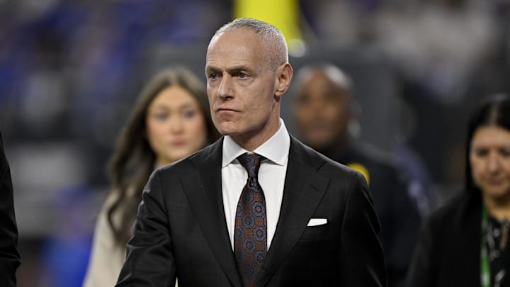 Big 12 commissioner Brett Yormark blasted Notre Dame athletic director Pete Bevacqua for his comments about the Fighting Irish being left out of the College Football Playoff.