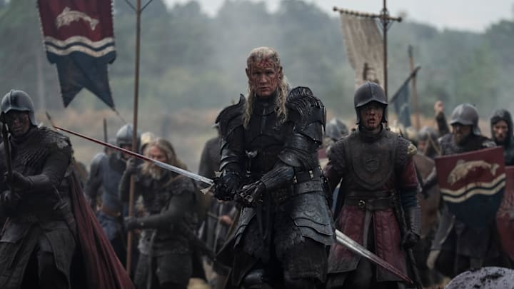 Matt Smith as Daemon Targaryen in House of the Dragon season 3.