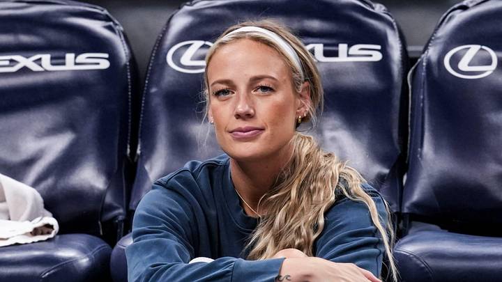 Indiana Fever guard Sophie Cunningham (8) 