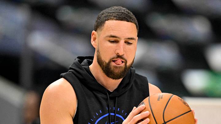 Apr 3, 2026; Dallas, Texas, USA; Dallas Mavericks guard Klay Thompson (31) warms up before the game between the Dallas Mavericks and the Orlando Magic at the American Airlines Center. Mandatory Credit: Jerome Miron-Imagn Images Apr 3, 2026; Dallas, Texas, USA; Dallas Mavericks guard Klay Thompson (31) warms up before the game between the Dallas Mavericks and the Orlando Magic at the American Airlines Center. Mandatory Credit: Jerome Miron-Imagn Images