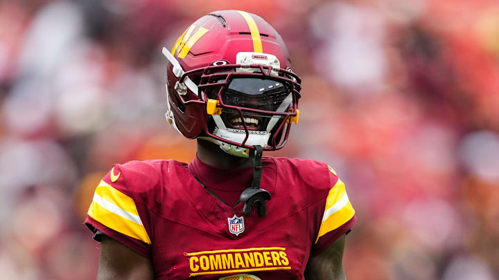 Washington Commanders cornerback Mike Sainristil