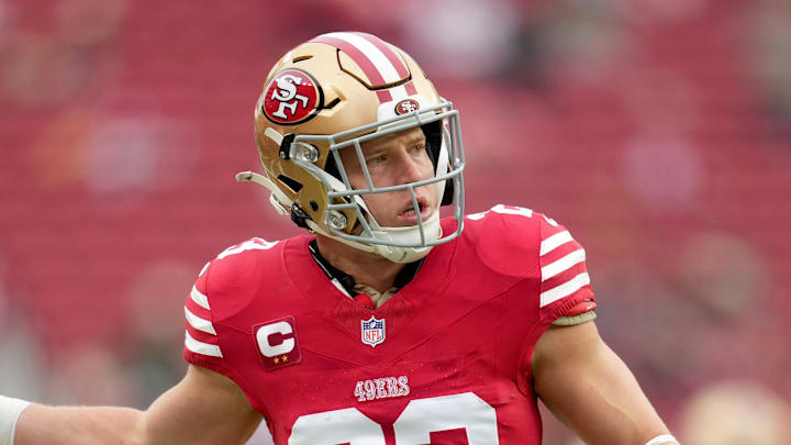 San Francisco 49ers running back Christian McCaffrey (23)