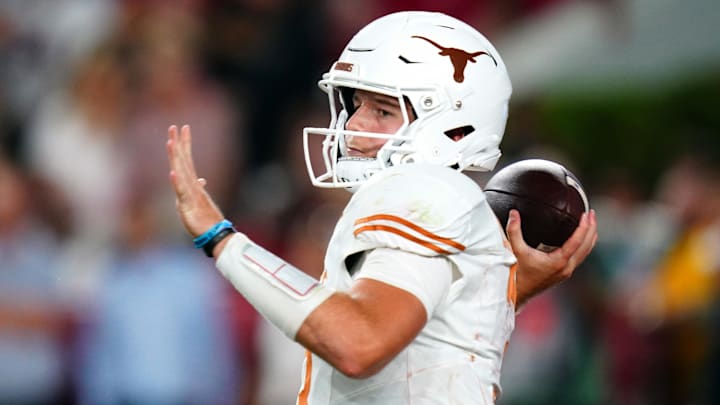 Texas Longhorns quarterback Quinn Ewers will declare for the 2025 NFL Draft, according to a report. Texas Longhorns quarterback Quinn Ewers will declare for the 2025 NFL Draft, according to a report.