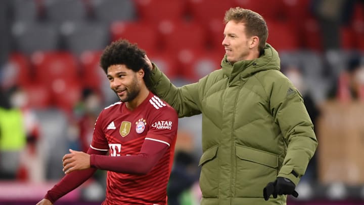 Julian Nagelsmann und Serge Gnabry