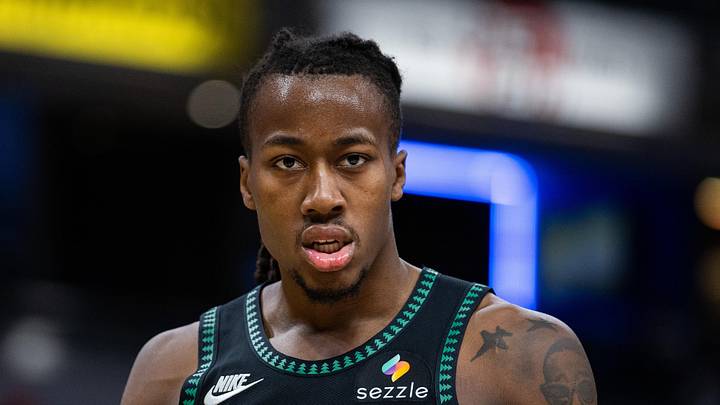Apr 7, 2026; Indianapolis, Indiana, USA; Minnesota Timberwolves guard Ayo Dosunmu (13) looks on in the second half against the Indiana Pacers at Gainbridge Fieldhouse. Mandatory Credit: Trevor Ruszkowski-Imagn Images Apr 7, 2026; Indianapolis, Indiana, USA; Minnesota Timberwolves guard Ayo Dosunmu (13) looks on in the second half against the Indiana Pacers at Gainbridge Fieldhouse. Mandatory Credit: Trevor Ruszkowski-Imagn Images