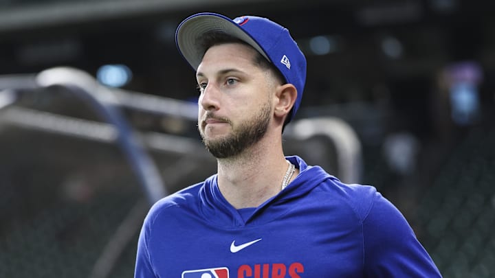 Jun 28, 2025; Houston, Texas, USA; Chicago Cubs right fielder Kyle Tucker (30) jogs onto the field before the game against the Houston Astros at Daikin Park. Mandatory Credit: Troy Taormina-Imagn Images Jun 28, 2025; Houston, Texas, USA; Chicago Cubs right fielder Kyle Tucker (30) jogs onto the field before the game against the Houston Astros at Daikin Park. Mandatory Credit: Troy Taormina-Imagn Images