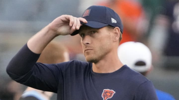 Chicago Bears head coach Ben Johnson