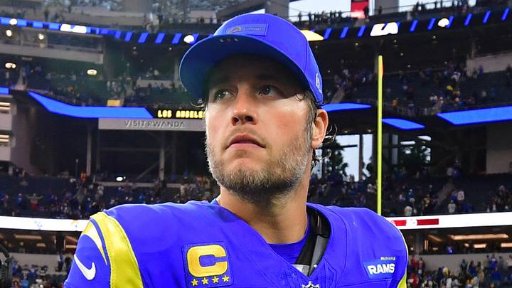 Los Angeles Rams quarterback Matthew Stafford. Los Angeles Rams quarterback Matthew Stafford.