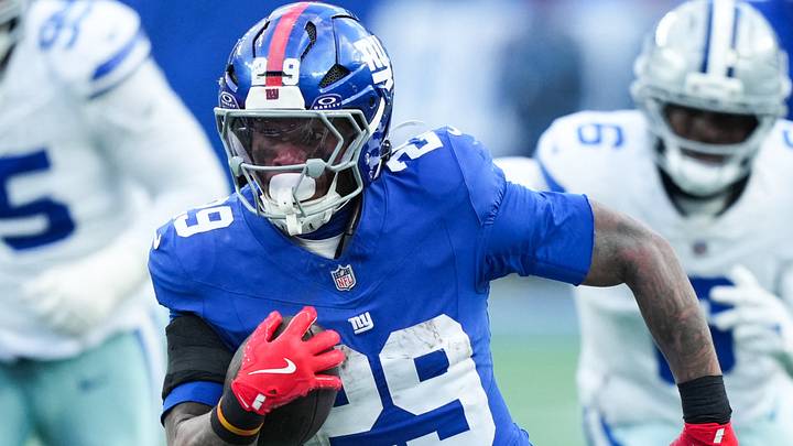 New York Giants running back Tyrone Tracy Jr.