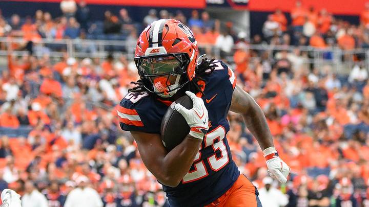 Syracuse freshman running back Shavane Anderson Jr. ran for 102 yards on just 10 carries last week.