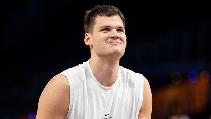 Oct 16, 2026; Los Angeles, California, USA; Los Angeles Lakers center Walker Kessler (14) shoots during pregame warmup before a game against the Denver Nuggets at Crypto.com Arena. Mandatory Credit: Jon Endow-Imagn Images Oct 16, 2026; Los Angeles, California, USA; Los Angeles Lakers center Walker Kessler (14) shoots during pregame warmup before a game against the Denver Nuggets at Crypto.com Arena. Mandatory Credit: Jon Endow-Imagn Images