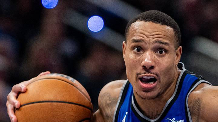 Orlando Magic guard Desmond Bane dribbles the ball against Detroit Pistons center Jalen Duren. Orlando Magic guard Desmond Bane dribbles the ball against Detroit Pistons center Jalen Duren.