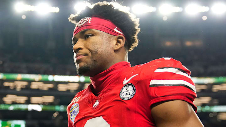 Ohio State Buckeyes defensive back Caleb Downs
