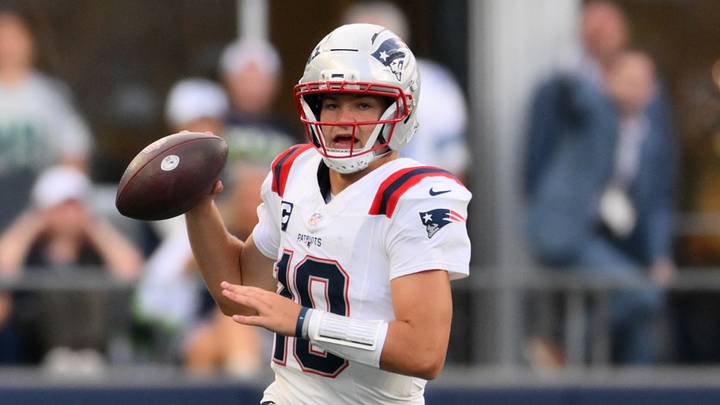 New England Patriots quarterback Drake Maye New England Patriots quarterback Drake Maye
