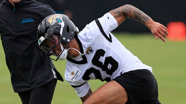Jacksonville Jaguars cornerback Preston Hodge (26) runs a route during rookie minicamp at the Miller Electric Center, Saturday, May 9, 2026 in Jacksonville, Fla. Today was the second of a three day camp concluding Sunday.