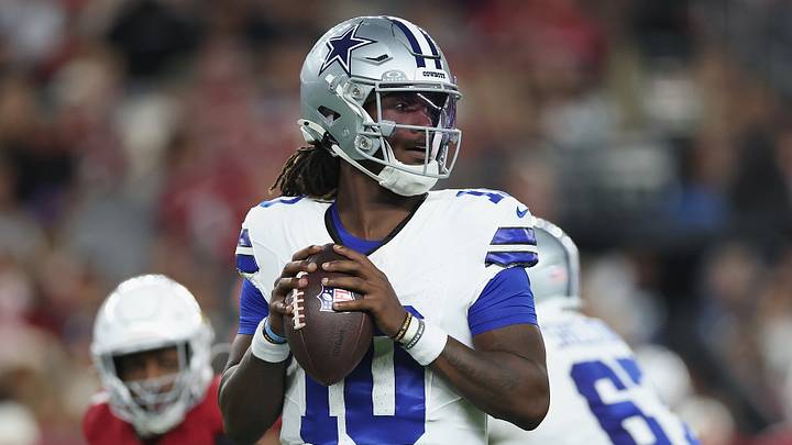 Dallas Cowboys quarterback Joe Milton