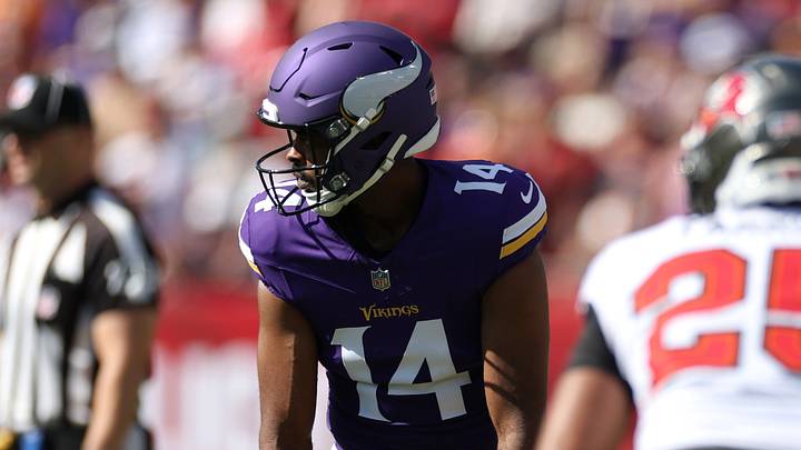 Sep 27, 2026; Tampa, Florida, USA; Minnesota Vikings wide receiver Jauan Jennings Sep 27, 2026; Tampa, Florida, USA; Minnesota Vikings wide receiver Jauan Jennings