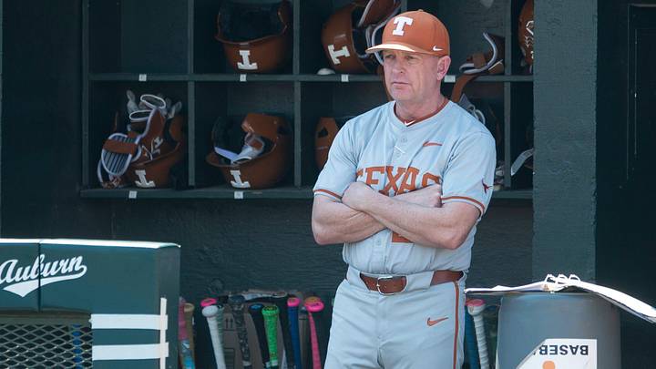 Texas Longhorns head coach Jim Schlossnagle