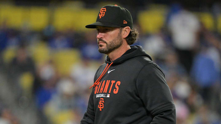 Giants manager Tony Vitello is off to an inauspicious start in his debut MLB season.