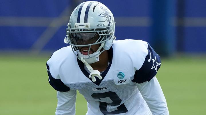 Dallas Cowboys cornerback Cobie Durant during a joint practice against the Los Angeles Rams at the Rams Practice Facility. Dallas Cowboys cornerback Cobie Durant during a joint practice against the Los Angeles Rams at the Rams Practice Facility.