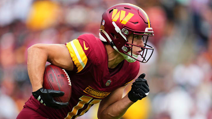 Washington Commanders wide receiver Luke McCaffrey