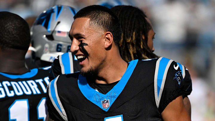 Carolina Panthers wide receiver Tetairoa McMillan
